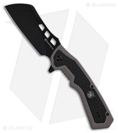 Smith & Wesson Extraction & Evasion Linerlock Black/Gray Rubber/Al (3.50" Black)