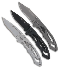 Smith & Wesson Framelock Combo 3 Pack (2.125" Satin, Black, & Ti Gray)