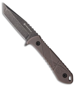 Smith & Wesson HRT Fixed Blade Knife Gray Rubber (3.1" Black SW)
