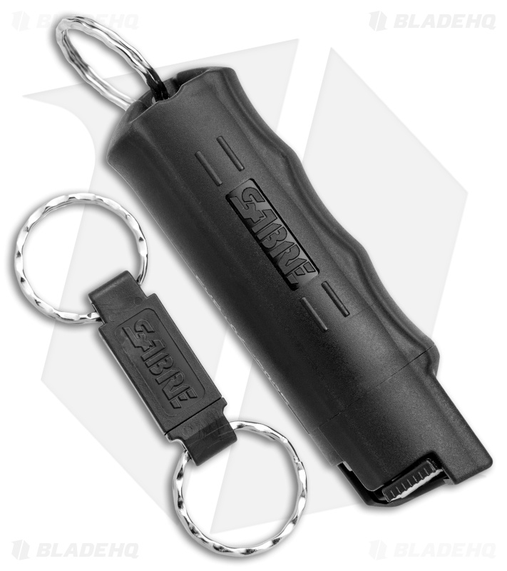 Sabre Quick Release Pepper Spray Keyring ORMD - Black