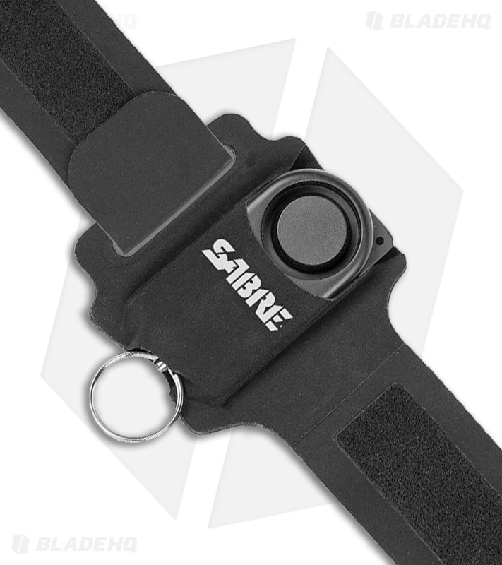 Sabre Runner Personal Alarm Self-Defense Wrist Strap (Black)