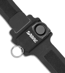 Sabre Runner Personal Alarm Self-Defense Wrist Strap (Black)