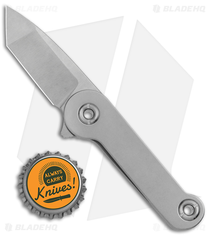 San Diego Knives + Ferrum Forge Tanto KeyBar KB Flipper Knife (2.13" Satin)