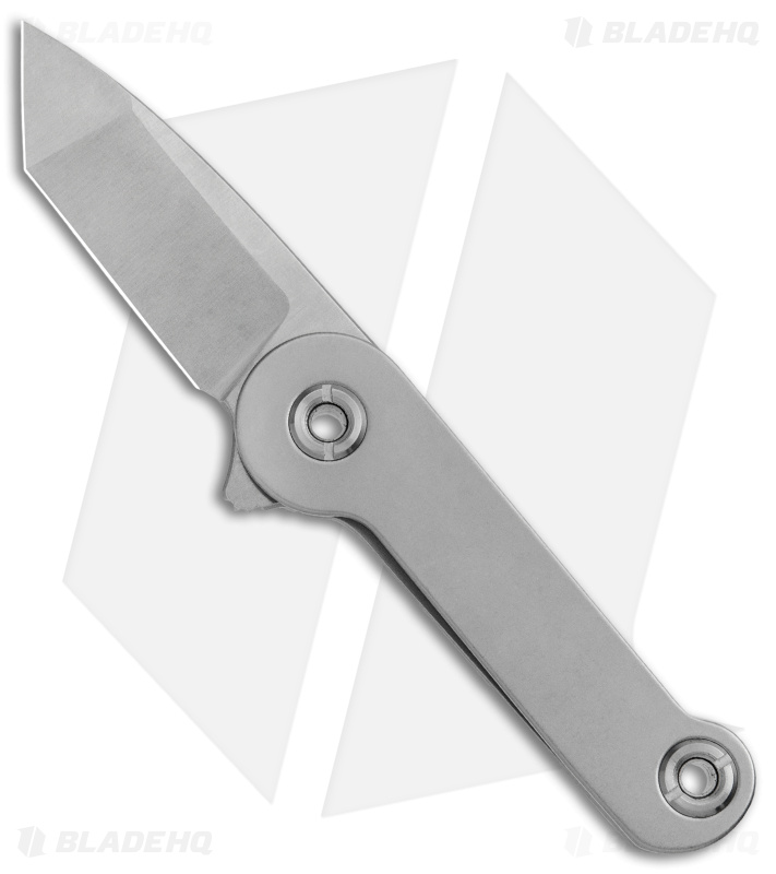 San Diego Knives + Ferrum Forge Tanto KeyBar KB Flipper Knife (2.13" Satin)