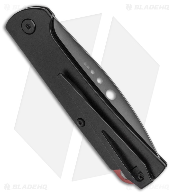 Sandrin Knives Dellatorre Slip-Joint Knife Black (3.2" Black Tungsten Carbide)