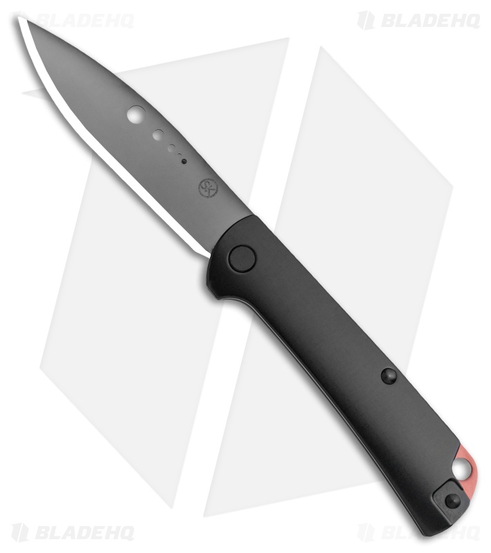 Sandrin Knives Dellatorre Slip-Joint Knife Black (3.2" Black Tungsten Carbide)
