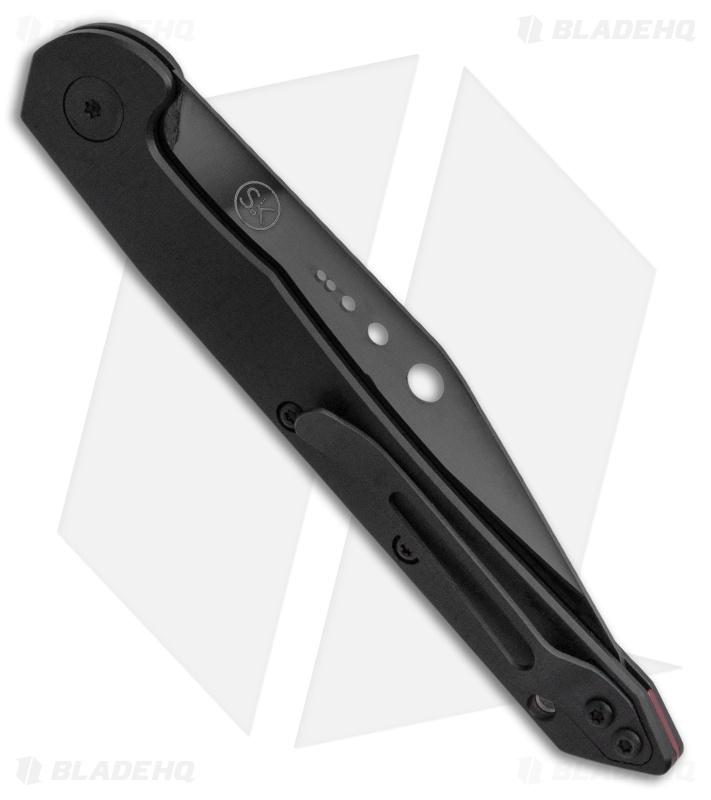 Sandrin Knives TCK 2.0 Slip-Joint Knife Black (3.3" Black Tungsten Carbide)