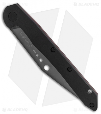 Sandrin Knives TCK 2.0 Slip-Joint Knife Black (3.3" Black Tungsten Carbide)