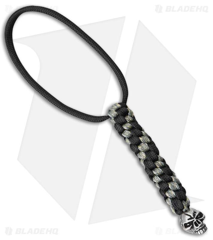 Schmuckatelli Co. Emerson Mind Skull Lanyard w/ Skull Bead (Black/Green)
