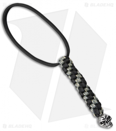 Schmuckatelli Co. Emerson Mind Skull Lanyard w/ Skull Bead (Black/Green)