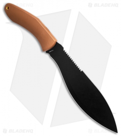 Schrade 17" Machete Fixed Blade Brown Rubber (10.25" Black) Box