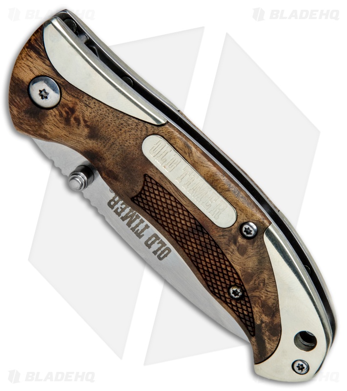 Old Timer Ironwood Assisted Knife 1084273 - Blade HQ