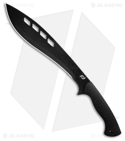 Schrade Decimate Kukri Black Overmold (12" Black)