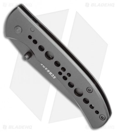 Schrade Folding Knife Frame Lock Knife Stainless Steel (2.625" Gray)