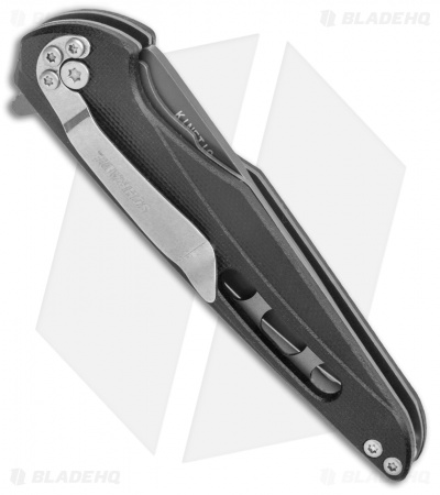 Schrade Kinetic Liner Lock Knife Black G-10 (3.25" Black)