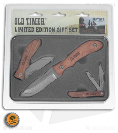Schrade Old Timer Limited Edition 3-Piece Knife Gift Set 1135031