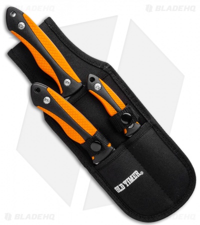 Schrade Old Timer Blaze/Black 3-Piece Kit