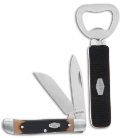 Schrade Old Timer Gunstock Trapper & Bottle Opener Combo Pack