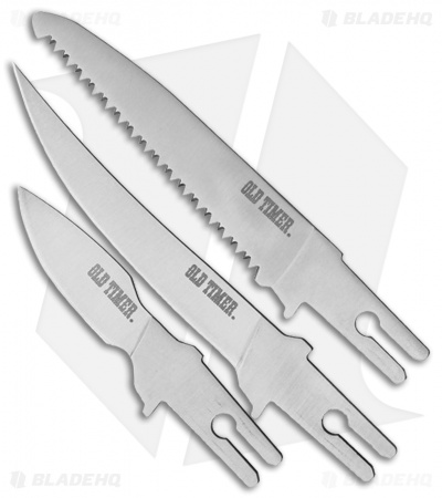 Schrade Old Timer Interchangeable Switch-It Knife Black/Orange Polymer 1129767