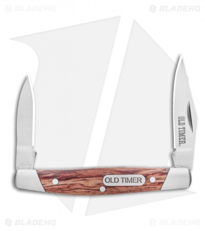 Schrade Old Timer 3-Piece Rosewood Handle Folder Knife Set 1135033