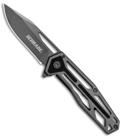 Schrade Cage Skeletonized Frame Lock Knife Gray (2.75" Gray)1084283