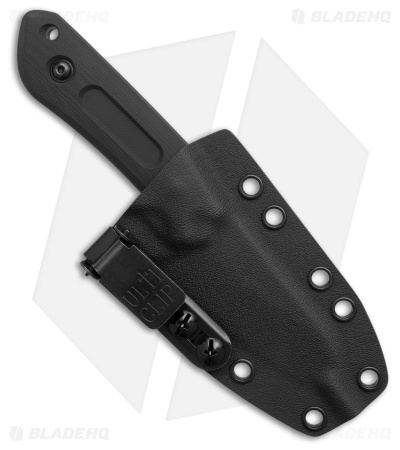 Schwarz Knives Overland Sport Fixed Blade Knife Black G-10 (2.8" Black)