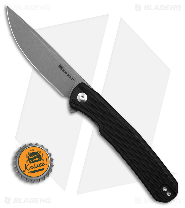 SENCUT Scitus Liner Lock Knife Black G-10 (SW) - Blade HQ