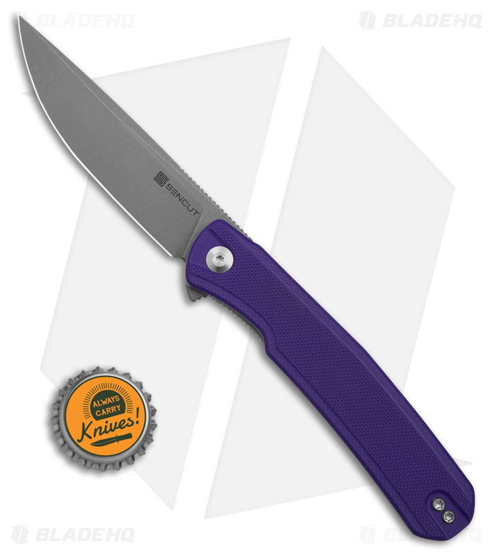 SENCUT Scitus Liner Lock Knife Purple G-10 (SW) - Blade HQ