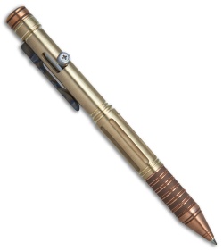 Sergey Rogovets Custom Bolt-Action Pen - Brass/Copper 