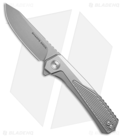 Sharps Bros. Meanstreak Frame Lock Knife Stainless Steel/Titanium (3" Stonewash)