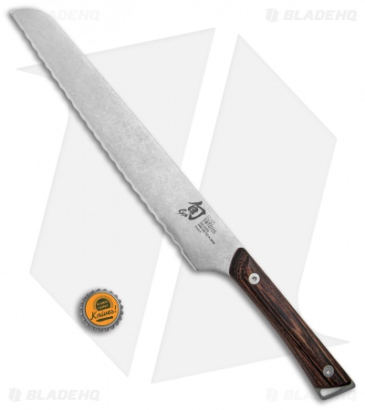 Shun Kanso 9" Bread Kitchen Knife Wenge Wood