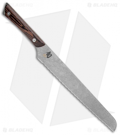 Shun Kanso 9" Bread Kitchen Knife Wenge Wood