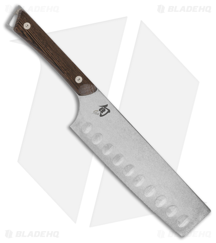 Shun Kanso 6.5" Nakiri Japanese Vegetable Knife Tagayasan Wood