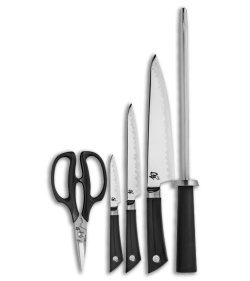 Shun Sora 6-Piece Block Kitchen Knife Set VBS0600