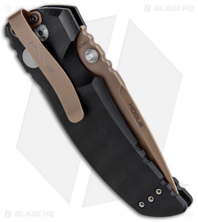Hogue Sig Sauer EX-01 Tactical Folding Knife Black G-10 (3.5" FDE) 36170