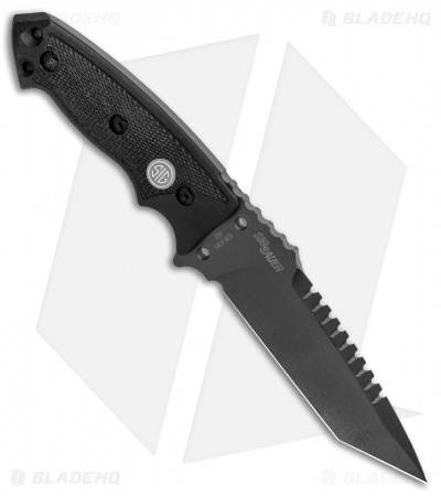 Hogue Sig Sauer EX-F01 Tactical Tanto Fixed Blade Black G-10 (5.5" Gray) 37122