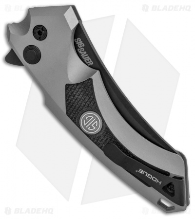 Hogue Sig Sauer X5 Wharncliffe Flipper Knife Gray (4" Black) 36542