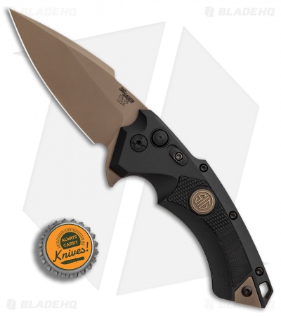 Hogue Sig Sauer X5 Spear Point Flipper Knife Black (3.5" FDE) 36570
