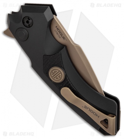 Hogue Sig Sauer X5 Spear Point Flipper Knife Black (3.5" FDE) 36570