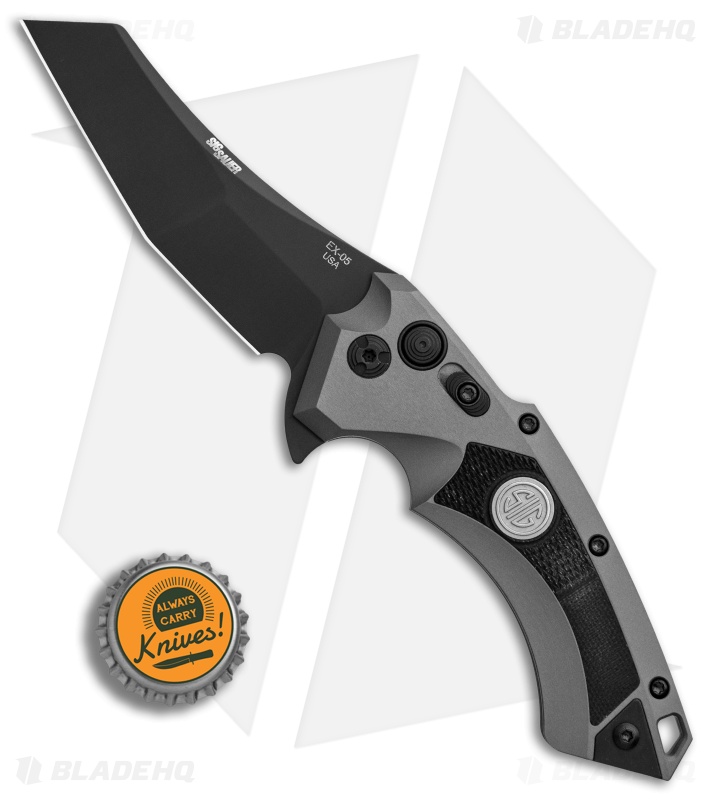 Hogue Sig Sauer X5 | Wharncliffe Flipper Knife | Black