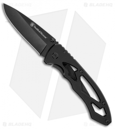 S&W Frame Lock Knife/Multi-Tool Combo Pack Black Steel (3" Black Stainless)