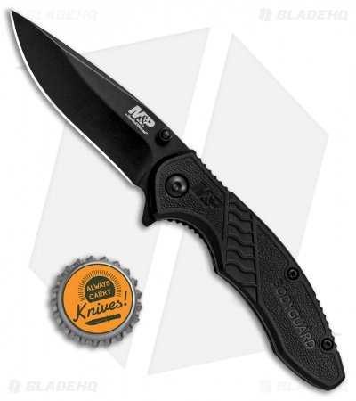 M&P Shield Bodyguard Liner Lock Knife Black Nylon (2.75" Black) 1085890