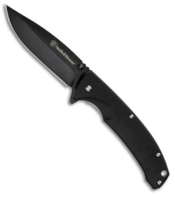 Smith & Wesson Velocite Spring Assisted Knife Black Polymer (3.5" Black)