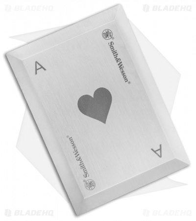 Smith & Wesson Bullseye Throwing Cards Stainless Steel (Satin)