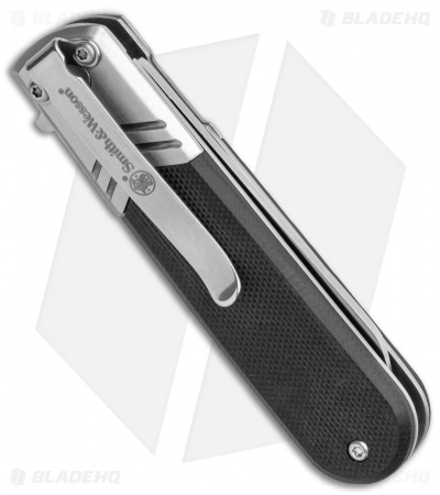 Smith & Wesson Executive Barlow Spring Assisted Black G-10 (2.7" Satin)