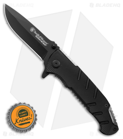 Smith & Wesson Extreme OPS Liner Lock Pocket Knife Black (3.25" Black)