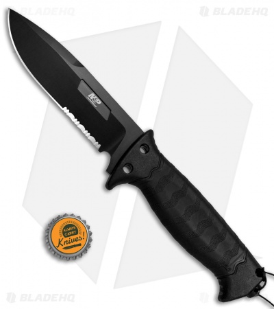 M&P Grip Swap Fixed Blade Knife (5" Black Serr) 1085886