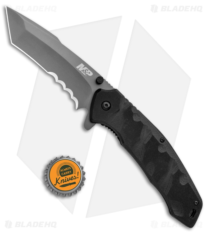 Smith & Wesson M&P Special Ops Spring Assisted Knife G-10 (3.9" Gray)
