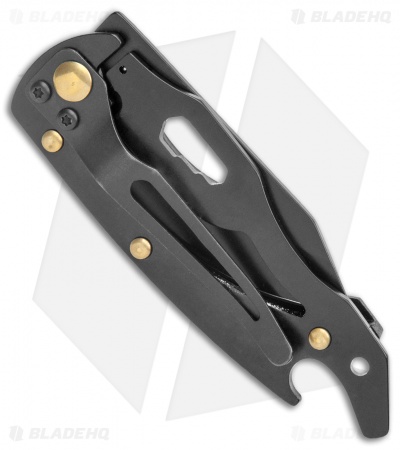 Smith & Wesson Multi-Tool Folding Knife Black Stainless Steel (2.1" Black)