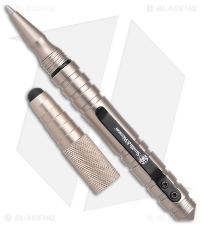Smith & Wesson Tactical Pen + Stylus Silver Aluminum SWPEN3S